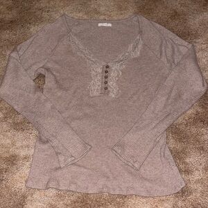 Maurice’s Lace Brown Top